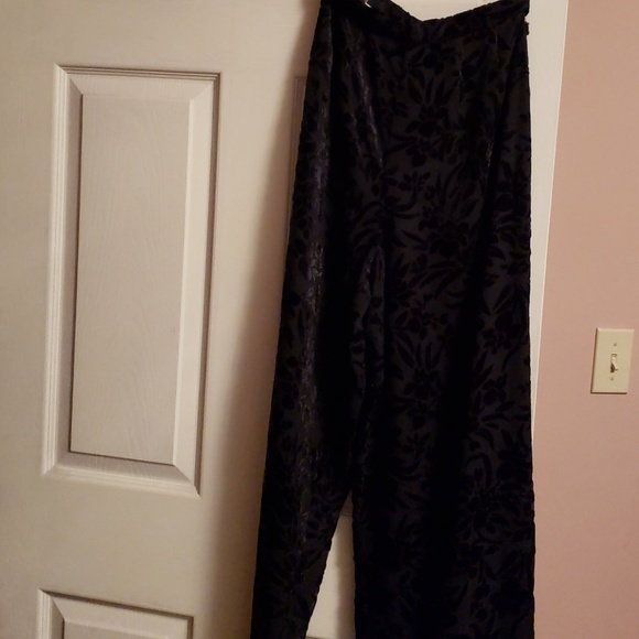 Patricia Moss Velvet Tapestry Pants Size 2 NWT - Picture 2 of 4